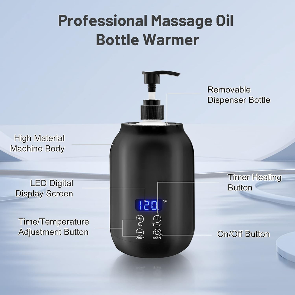 Mosrugs | Professional Portable Electric Massage Oil Warmer – Fast Heating & Digital Control