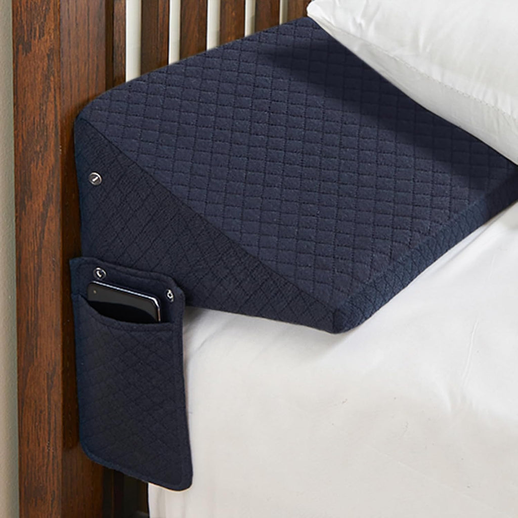 Mosrugs | Gap Filler Wedge Pillow | Adjustable Height, Compact Design & Ideal for Twin, Queen, King Beds and Sofas