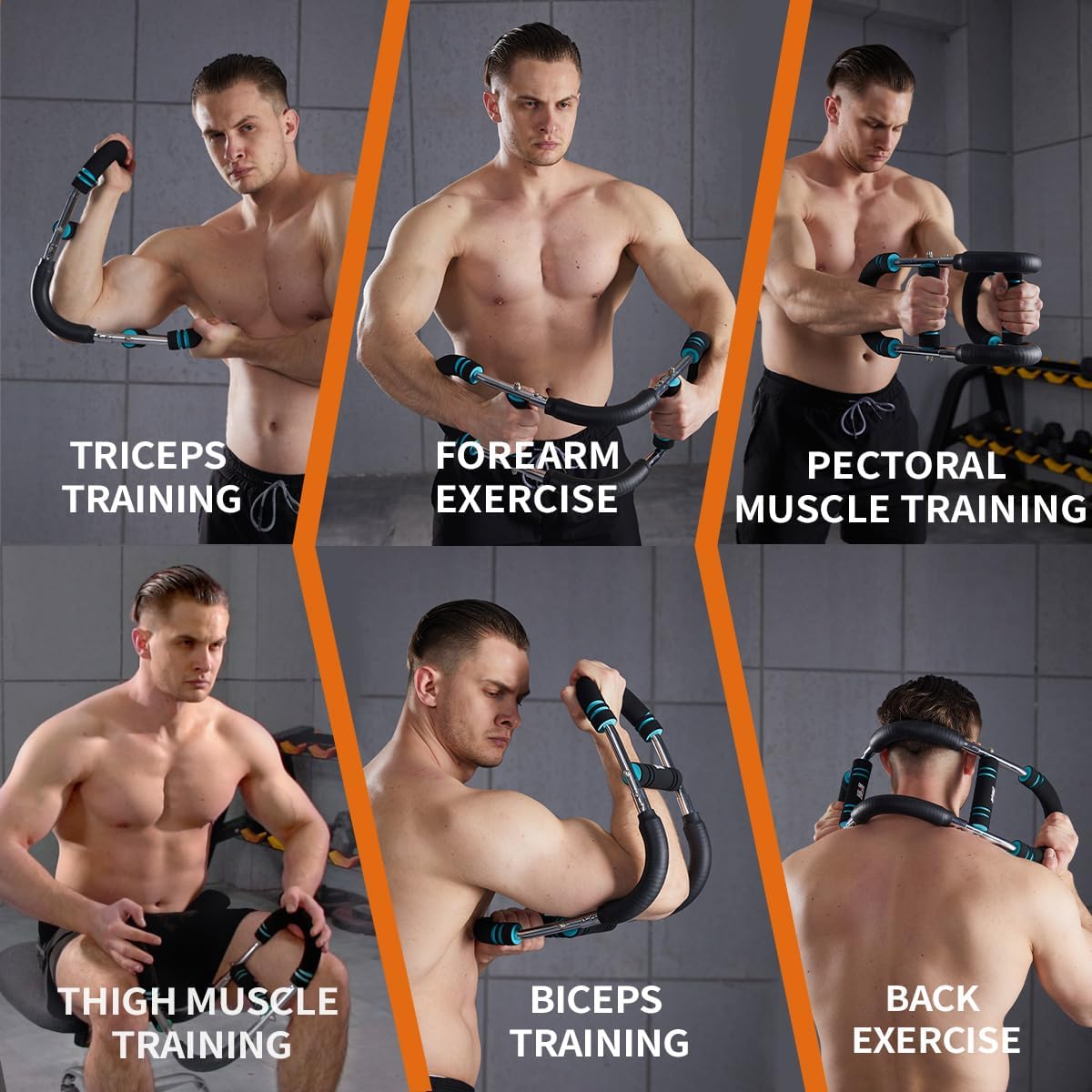 Mosrugs | Twister Arm Exerciser – Adjustable Spring Workout Bar for Upper Body Strength Training