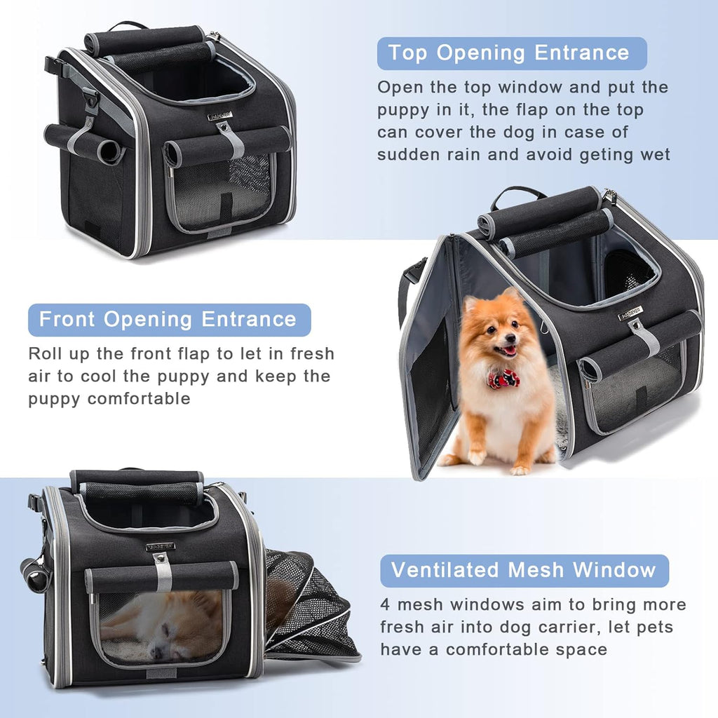 Mosrugs | Max – Pet Bike Basket for Dogs & Cats