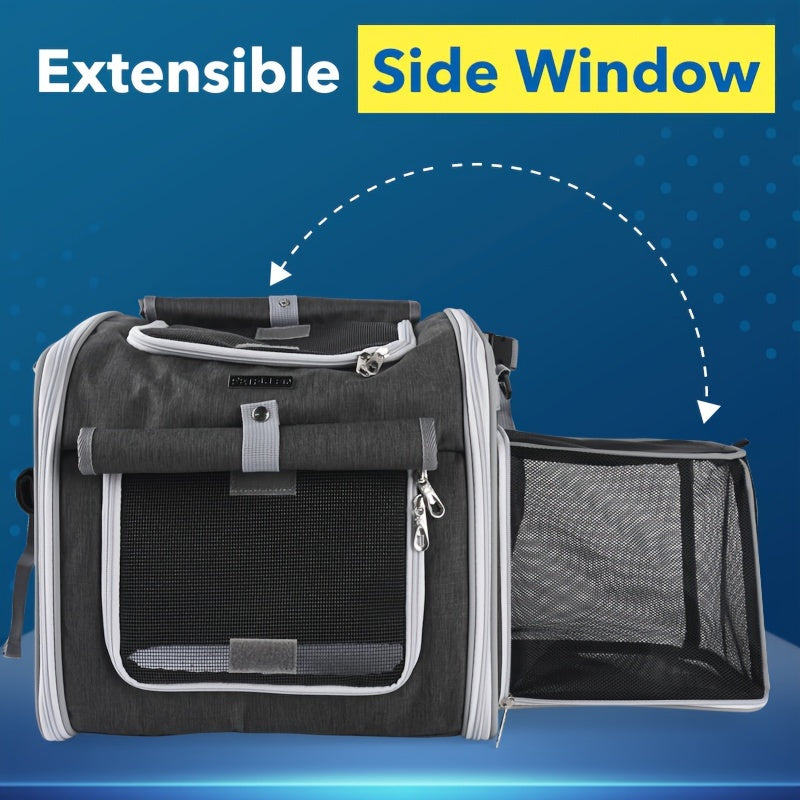 Mosrugs | Expandable Pet Bike Basket – Comfortable & Safe Bicycle Carrier for Small Dogs and Cats