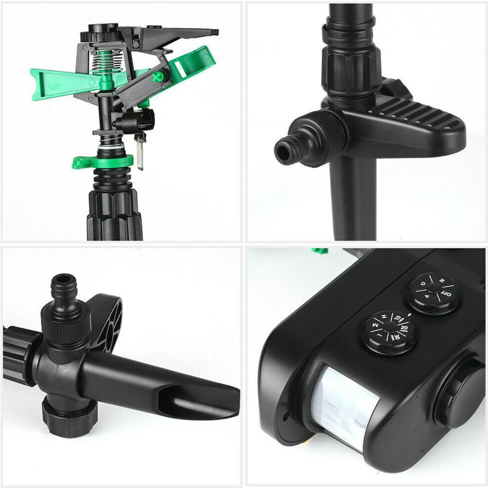 Mosrugs | Solar Powered Motion Activated Sprinkler for Deer and Garden Pest Deterrent