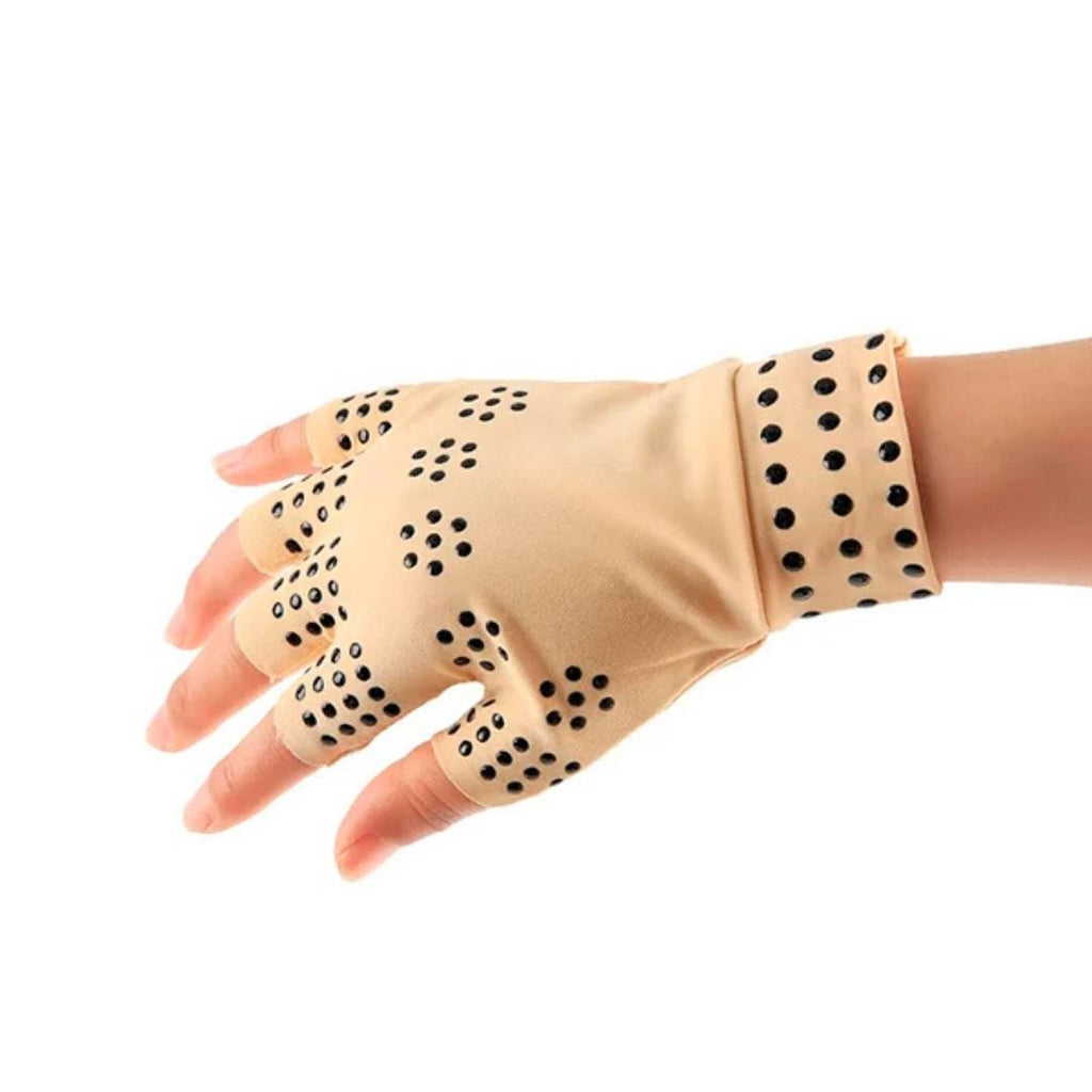 Mosrugs | Fingerless Gloves for Arthritis & Pain Relief - Magnetic Compression for Improved Circulation and Reduced Swelling