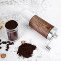 Mosrugs | Brewora | Handcrafted Wooden Coffee Grinder – Adjustable Manual Mill for Freshly Ground Coffee