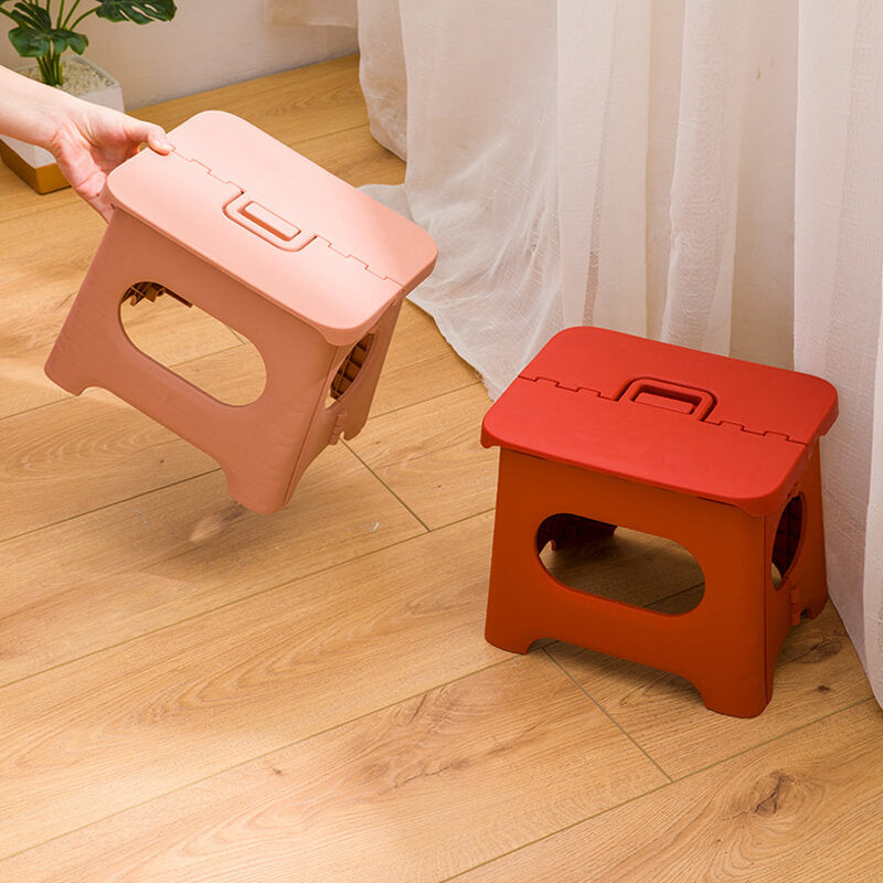 Mosrugs | Folding Step Stool with Handle | Lightweight. Durable & Space-Saving for Kitchen. Bathroom. Office & Outdoor Use