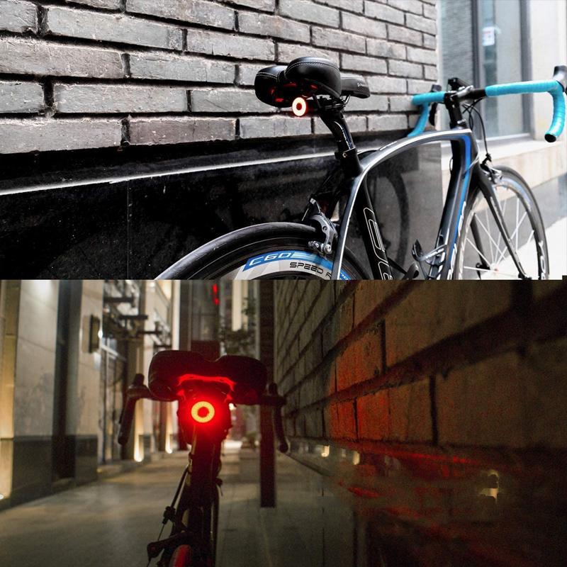 Mosrugs | Smart Bike Tail Light – Ultra-Intelligent Brake Light with USB Rechargeable Battery & Waterproof Design