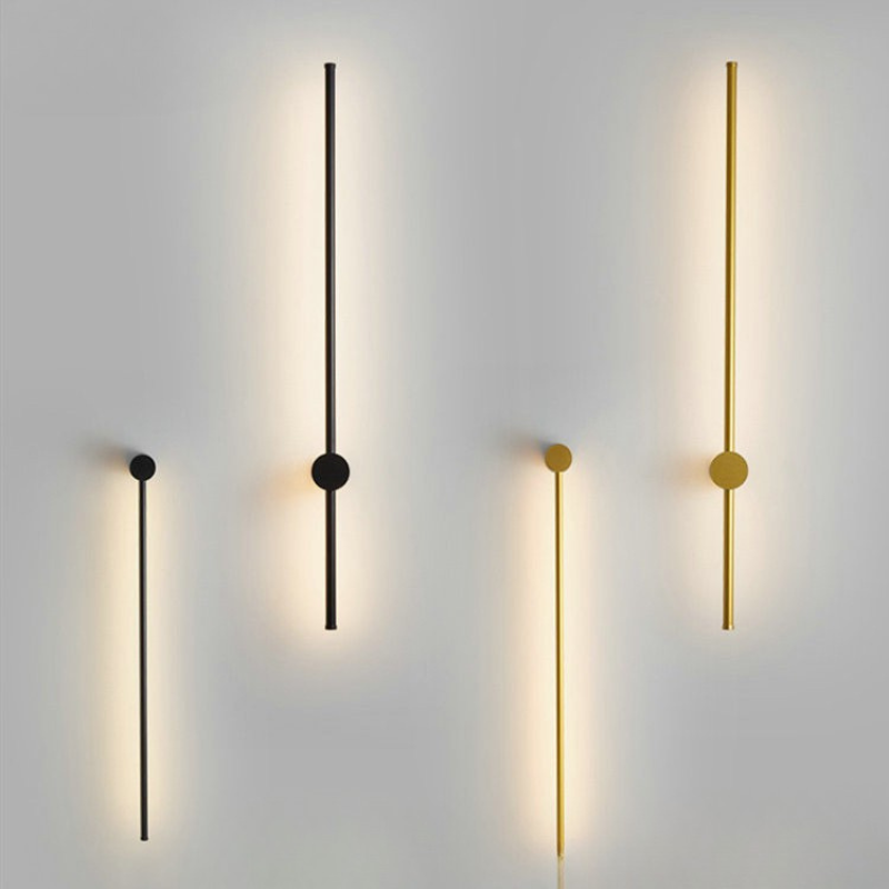 Mosrugs | NordicRod – Minimalist Wall Lamp with Plug for Chic Interiors