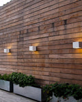 Mosrugs | LED Outdoor Up Down Wall Light | Waterproof Metal Fixture for Patio. Garden & Entryway Illumination