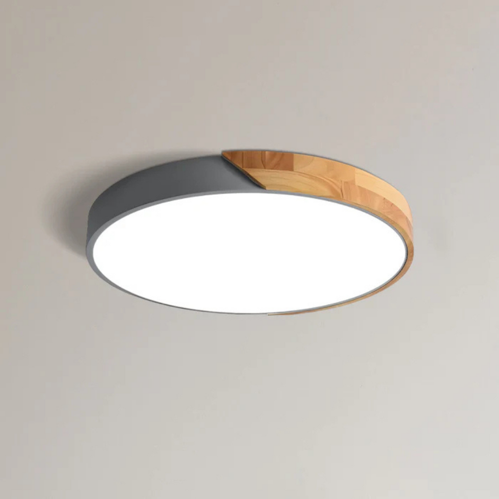 Mosrugs | Delos – Scandinavian Wooden LED Ceiling Light | Modern Energy-Efficient Interior Lighting