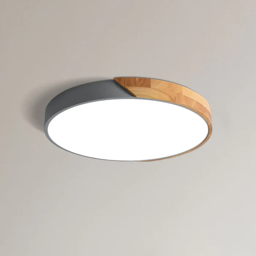 Mosrugs | Delos – Scandinavian Wooden LED Ceiling Light | Modern Energy-Efficient Interior Lighting