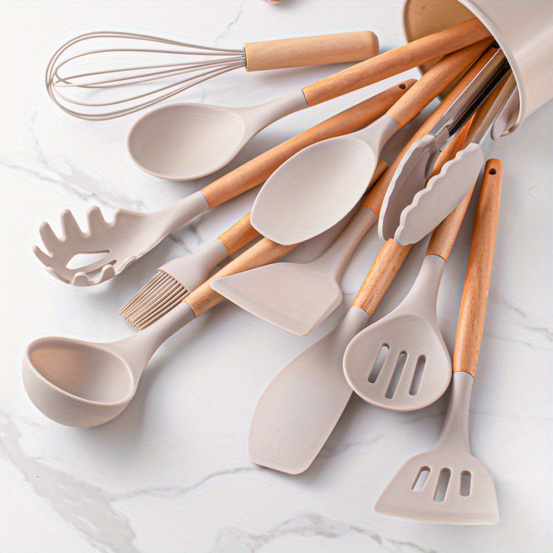 Mosrugs | SilicoWare – 12-Piece Silicone Kitchen Utensil Set