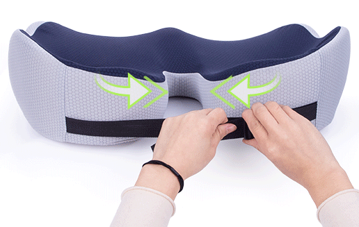 Mosrugs | Adjustable Memory Foam Sit Bone Relief Seat Cushion