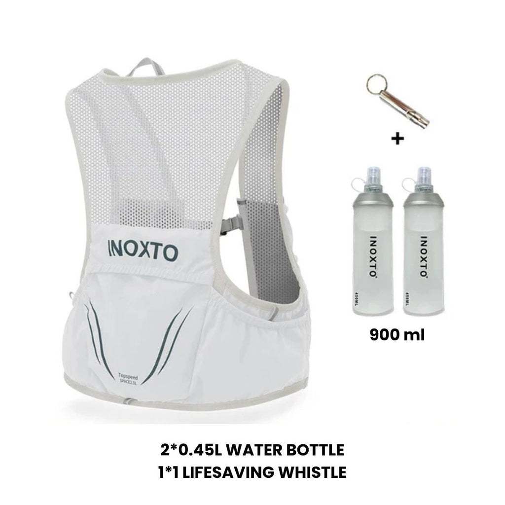 Mosrugs | Trail Running Hydration Vest – Includes 2 Soft Flasks