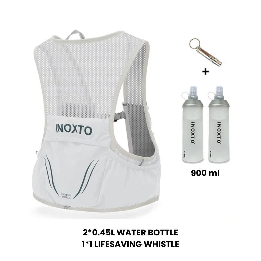 Mosrugs | Trail Running Hydration Vest – Includes 2 Soft Flasks