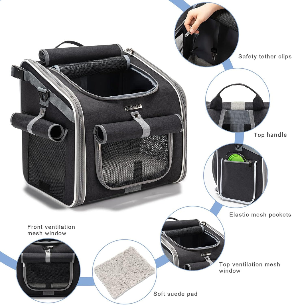 Mosrugs | Max – Pet Bike Basket for Dogs & Cats
