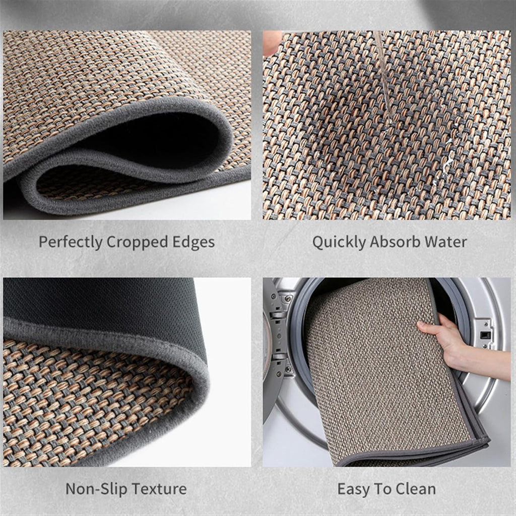 Mosrugs | Woven Indoor Door Mats | Machine Washable. Non-Slip & Ideal for Home Decor and High-Traffic Areas