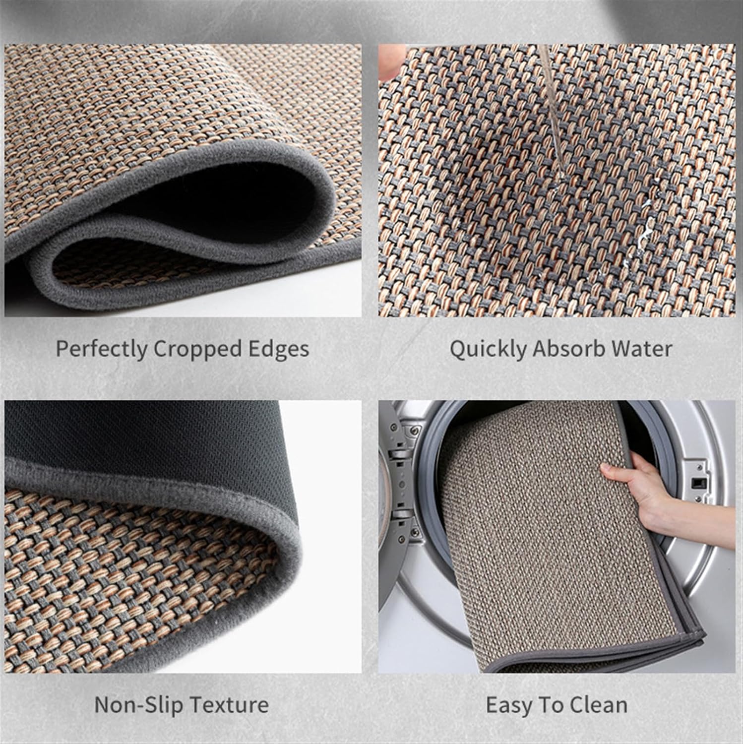 Mosrugs | Woven Indoor Door Mats | Machine Washable. Non-Slip & Ideal for Home Decor and High-Traffic Areas