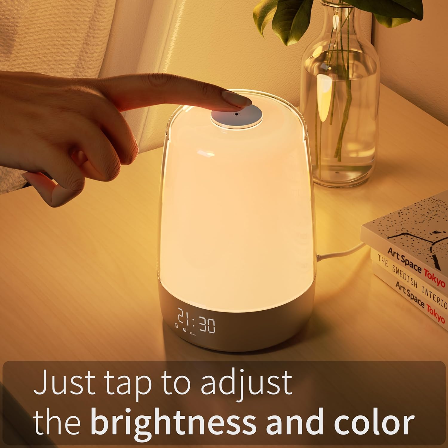Mosrugs | Aurora Wake-Up Light with Natural Sounds – Gentle Sunrise Alarm Clock for a Refreshing Start