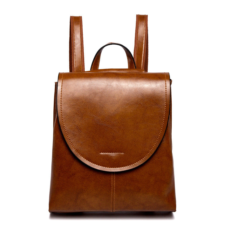Mosrugs | LuxeCarry Leather Backpack – Stylish Design with Versatile Storage for Women