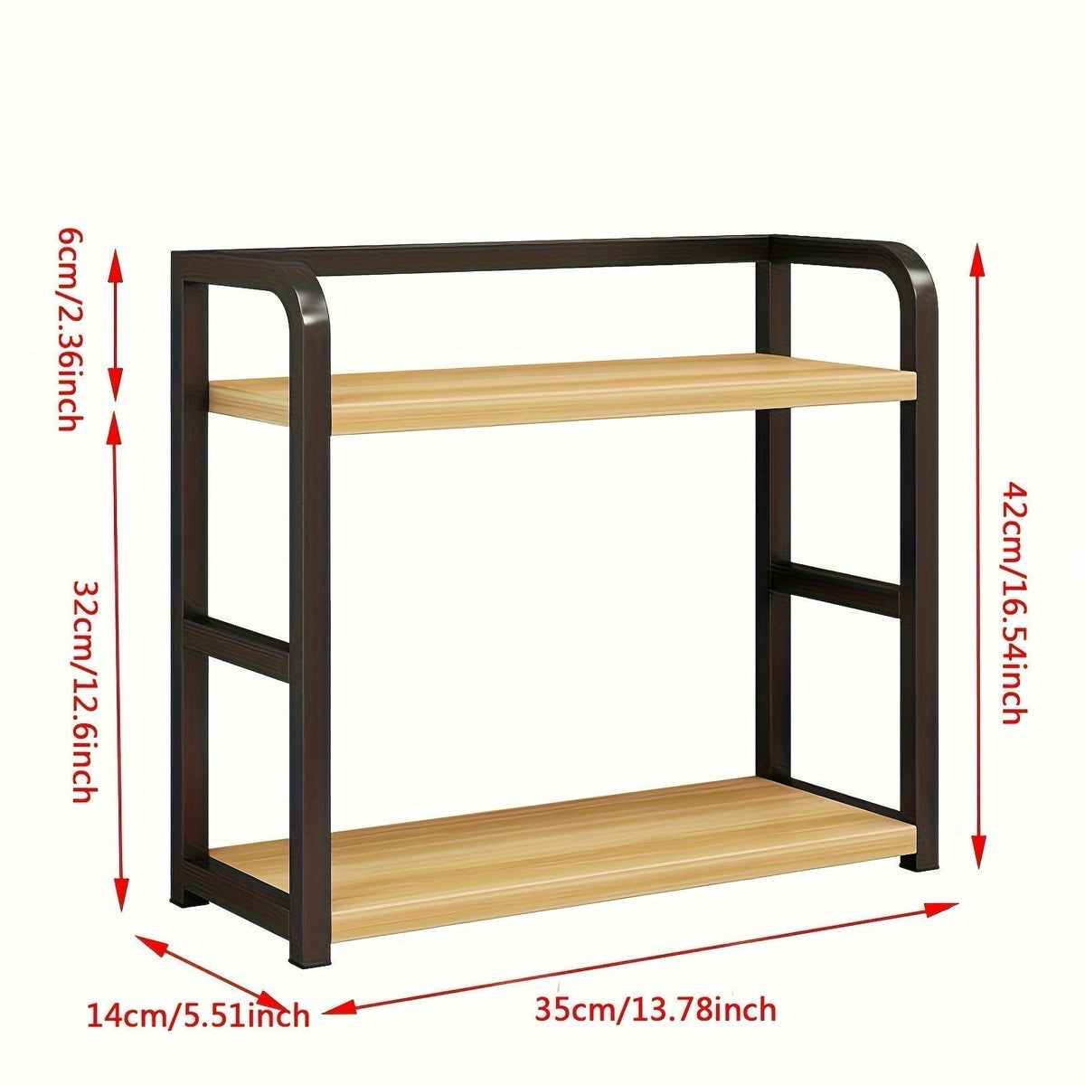Mosrugs | Mara Stainless Steel Kitchen Storage Rack – Compact, Stylish & Durable