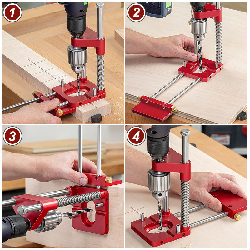 Mosrugs | Precision Woodworking Locator – Accurate Drilling & Positioning Tool