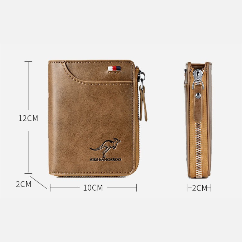 Mosrugs | WalletPro – Men’s Genuine Leather RFID Anti-Theft Wallet