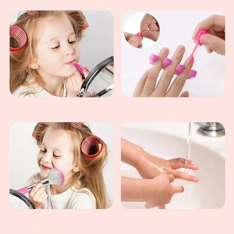 Mosrugs | Princess Glamour – Kids Makeup Play Set | Safe & Fun Pretend Play Kit