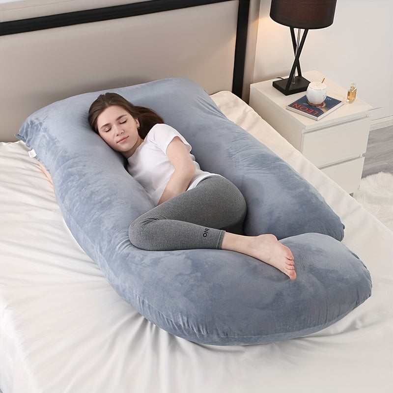 Mosrugs | MaternityEase - J-Shaped Pillow for Pregnant Moms