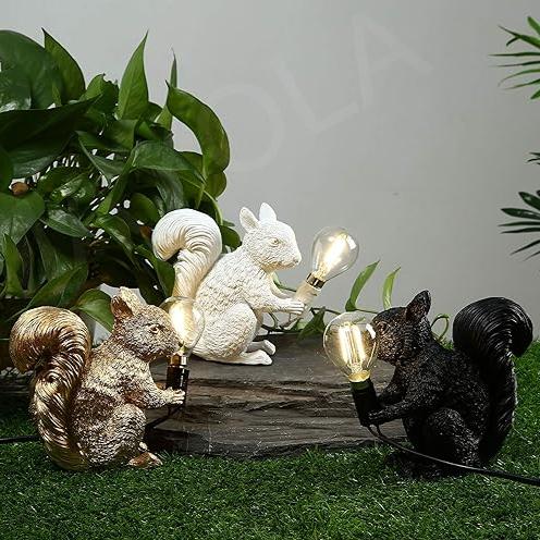 Mosrugs | ForestGlow - Sophisticated Squirrel Lamp