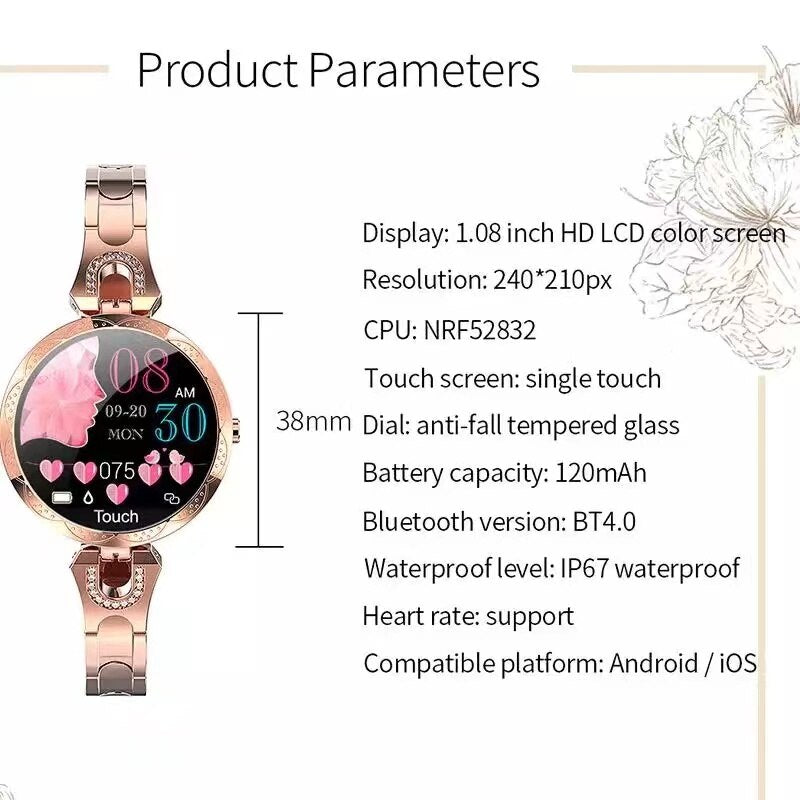 Mosrugs | AquaFit Women’s Waterproof Fitness Smartwatch