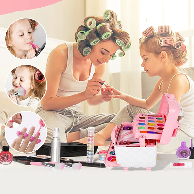 Mosrugs | Princess Glamour – Kids Makeup Play Set | Safe & Fun Pretend Play Kit