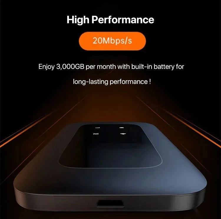 Mosrugs | Portable 5G WiFi Router – High-Speed Mobile Wireless Internet Hotspot