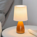 Mosrugs | Dimmable Desk Lamp | Glass Base with USB Port for Adjustable Lighting in Home Office or Study | Pink Shade Lamp