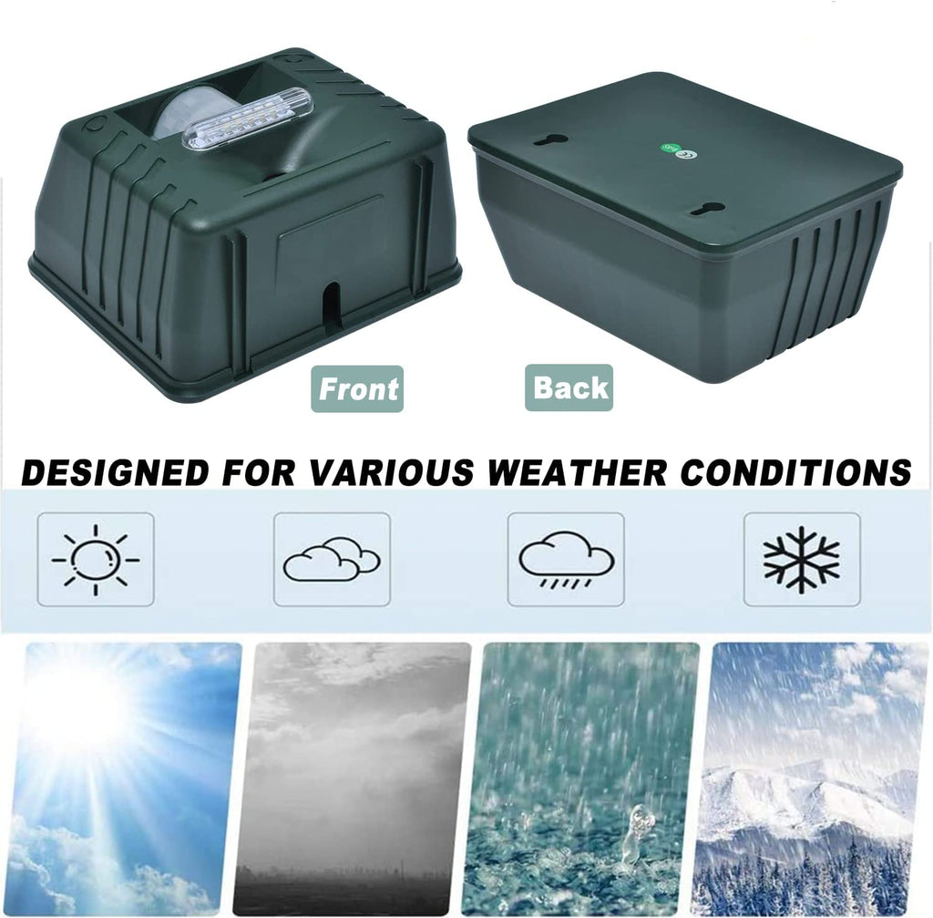 Mosrugs | Ultrasonic Woodpecker Repeller – Effective & Humane Bird Deterrent for Gardens & Homes