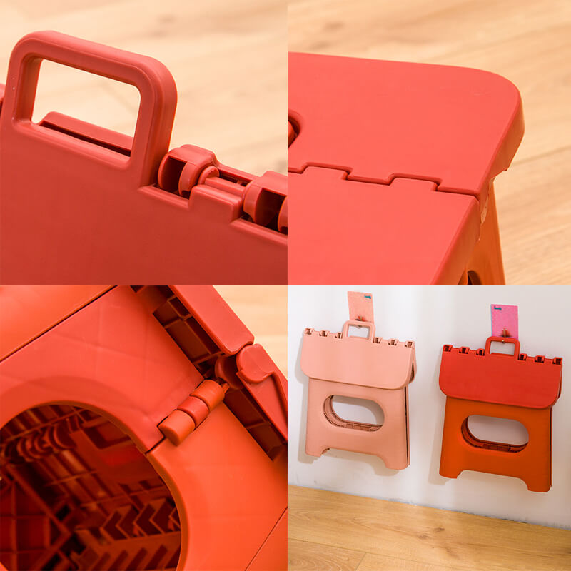 Mosrugs | Folding Step Stool with Handle | Lightweight. Durable & Space-Saving for Kitchen. Bathroom. Office & Outdoor Use