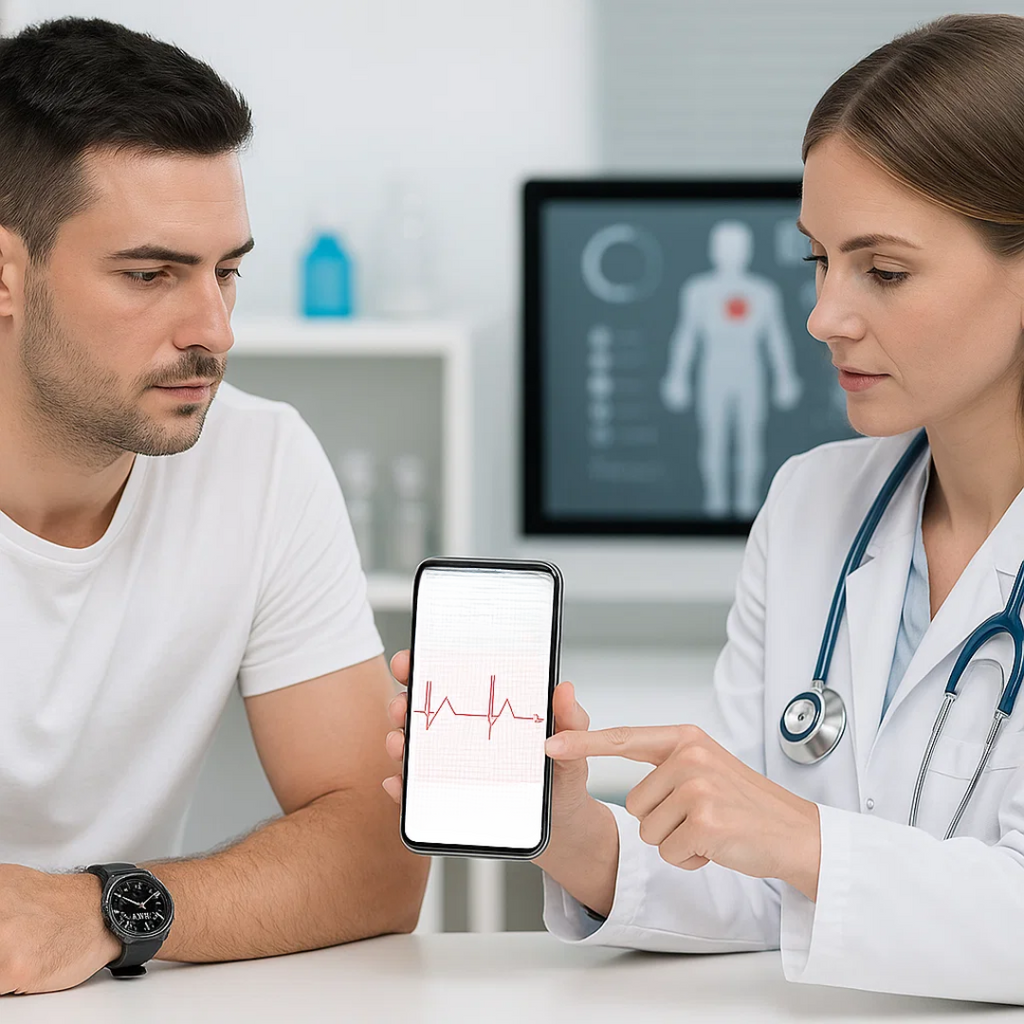 Mosrugs | CardioSense – Medical ECG Smartwatch with Osram Sensor & 24/7 Health Monitoring