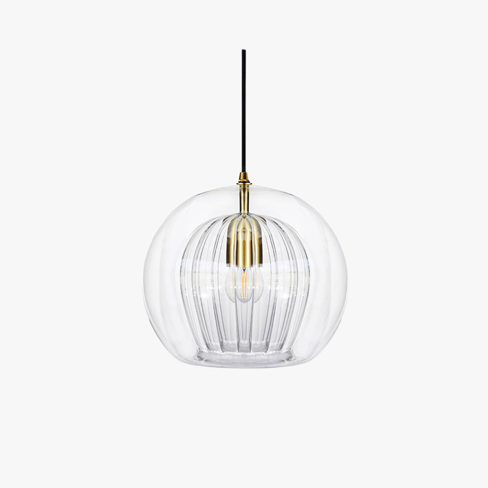 Mosrugs | ShineSphere - Amber Pendant Light with Radiant Elegance