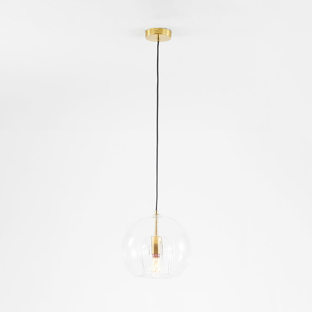 Mosrugs | ShineSphere - Amber Pendant Light with Radiant Elegance