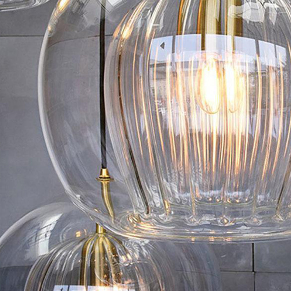 Mosrugs | ShineSphere - Amber Pendant Light with Radiant Elegance