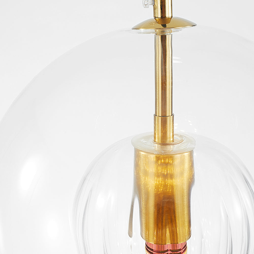 Mosrugs | ShineSphere - Amber Pendant Light with Radiant Elegance