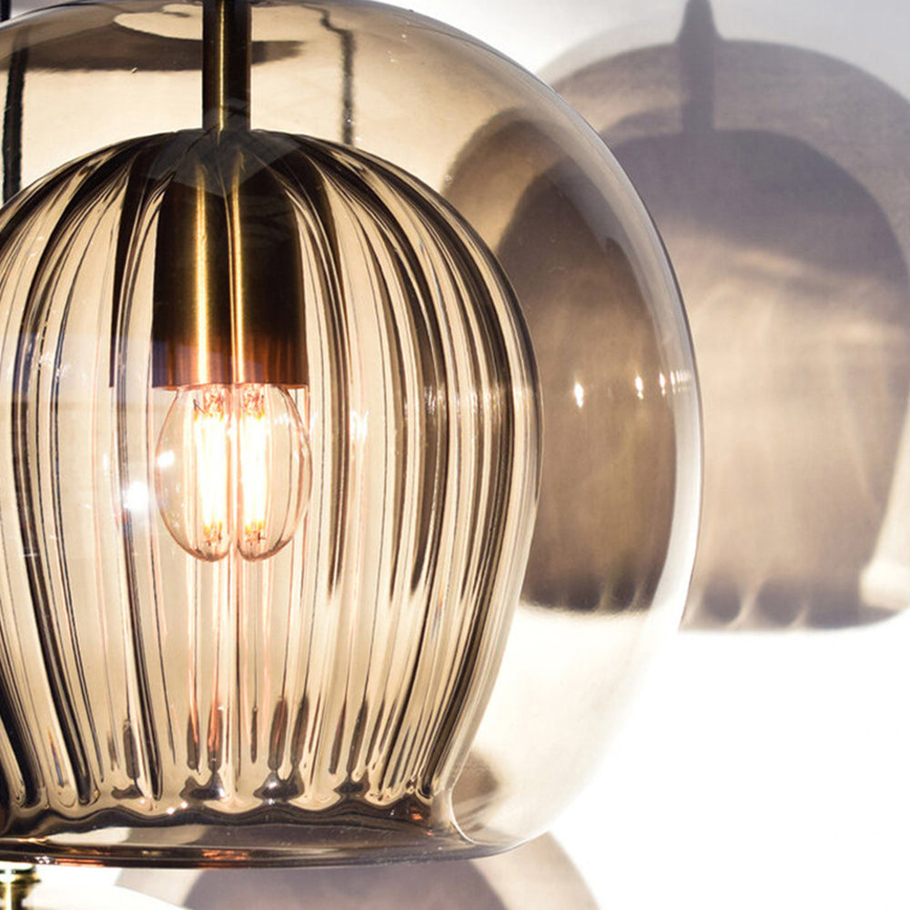 Mosrugs | ShineSphere - Amber Pendant Light with Radiant Elegance