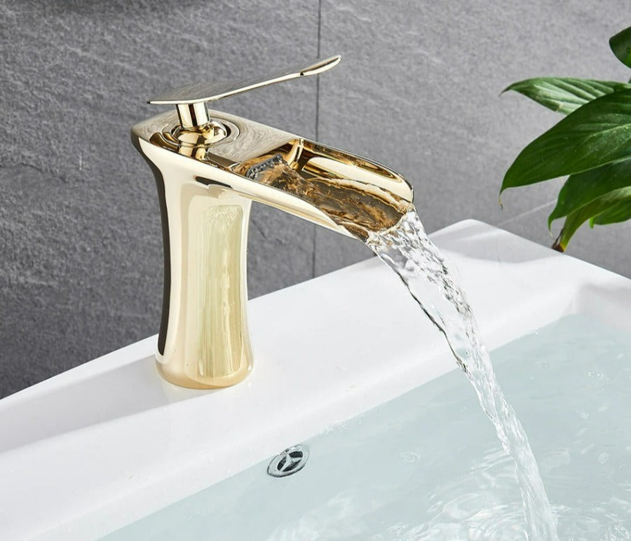 Mosrugs | Modern Waterfall Bathroom Tap – Stylish Design & Elegant Water Flow