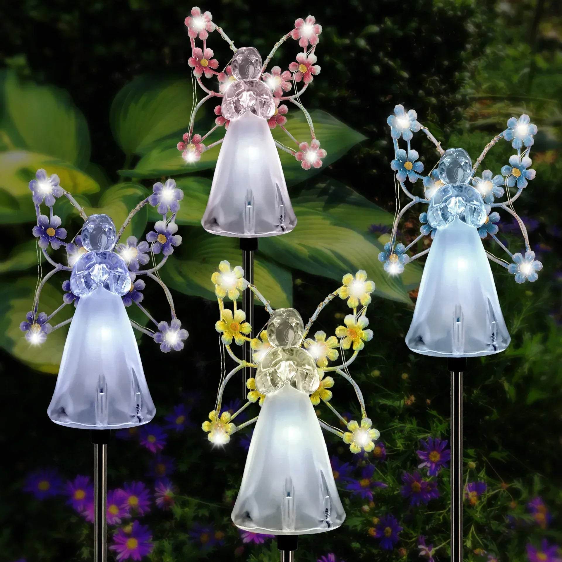 Mosrugs | RadiantAngel - Solar LED Angel Lamp for a Soothing Atmosphere