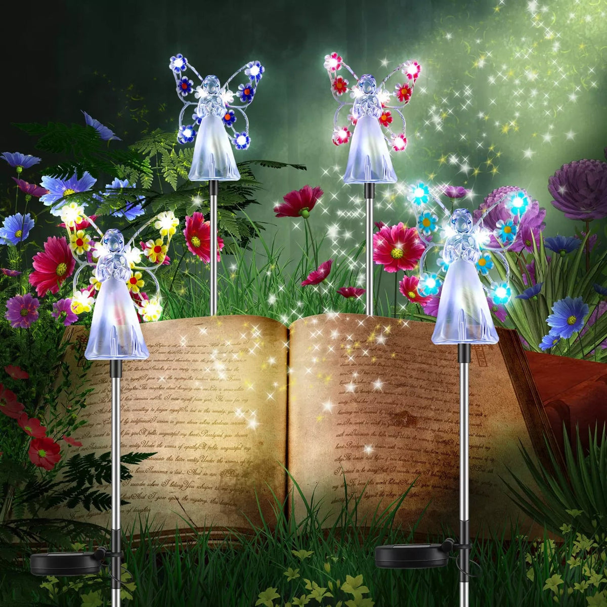 Mosrugs | RadiantAngel - Solar LED Angel Lamp for a Soothing Atmosphere