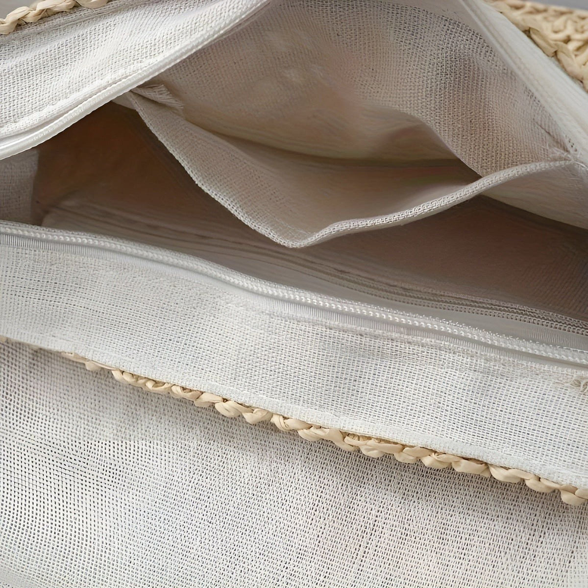 Mosrugs | Woven Beach Bag – Lightweight Summer Tote for Beach & Everyday Use