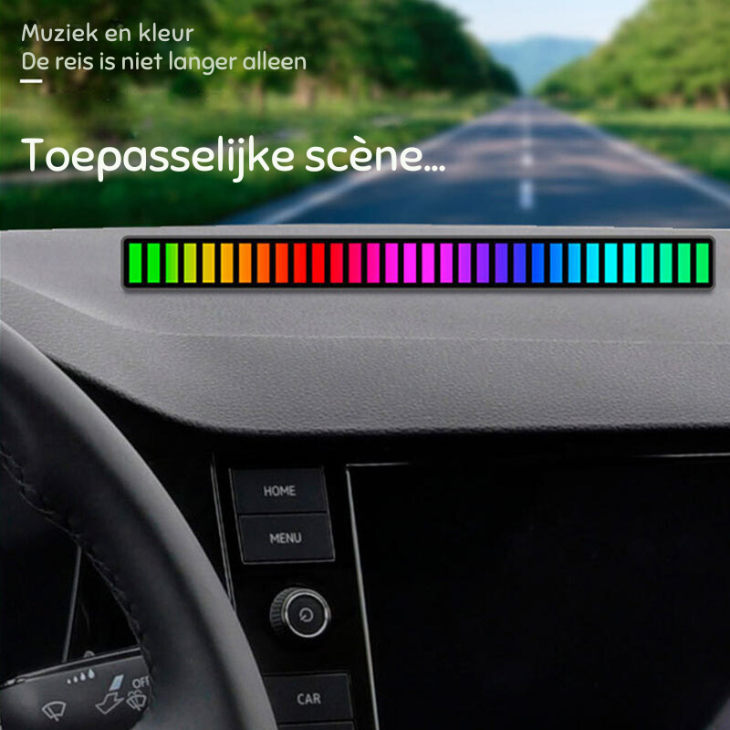 Mosrugs | Smart Sound-Activated RGB Light Bar | Music Sync LED Ambient Lighting