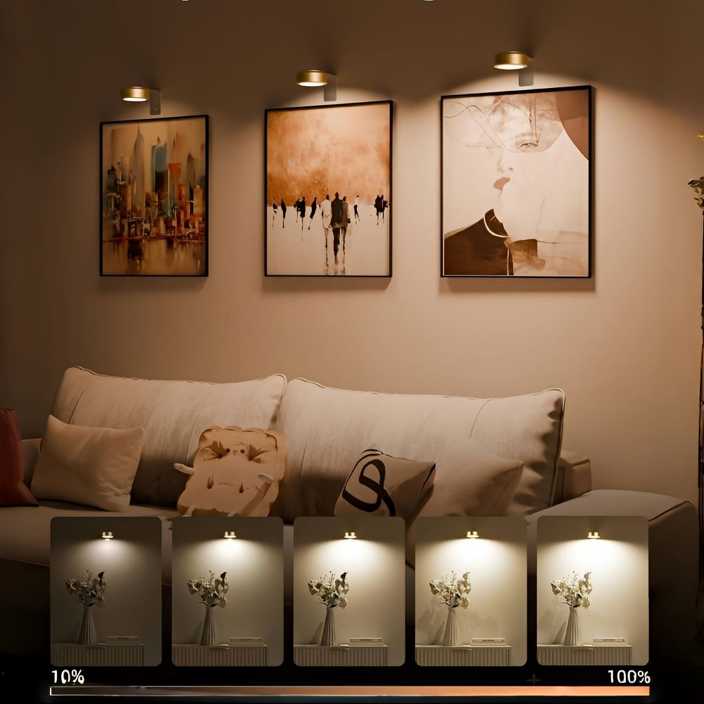Mosrugs | ArtLume | Wireless Rechargeable LED Spotlights for Picture & Artwork Lighting