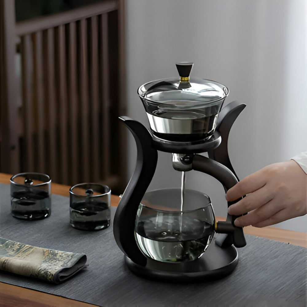 Mosrugs | Artisan Magnetic Glass Teapot Set with Infuser – Elegant Drip-Free Glass Teapot for Loose Leaf Tea