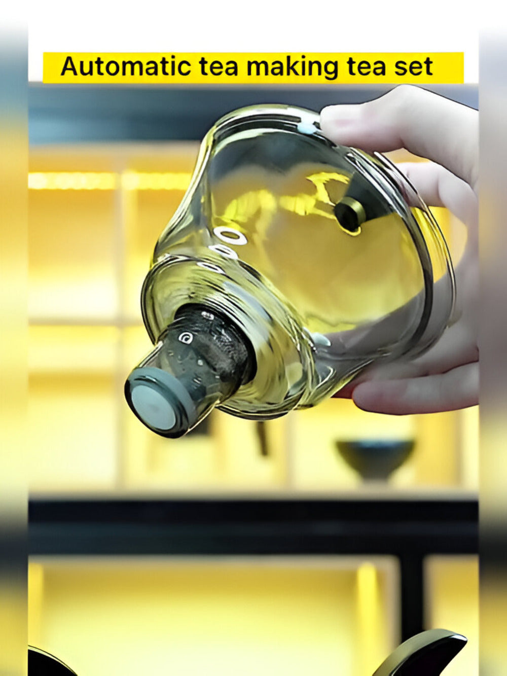 Mosrugs | Artisan Magnetic Glass Teapot Set with Infuser – Elegant Drip-Free Glass Teapot for Loose Leaf Tea