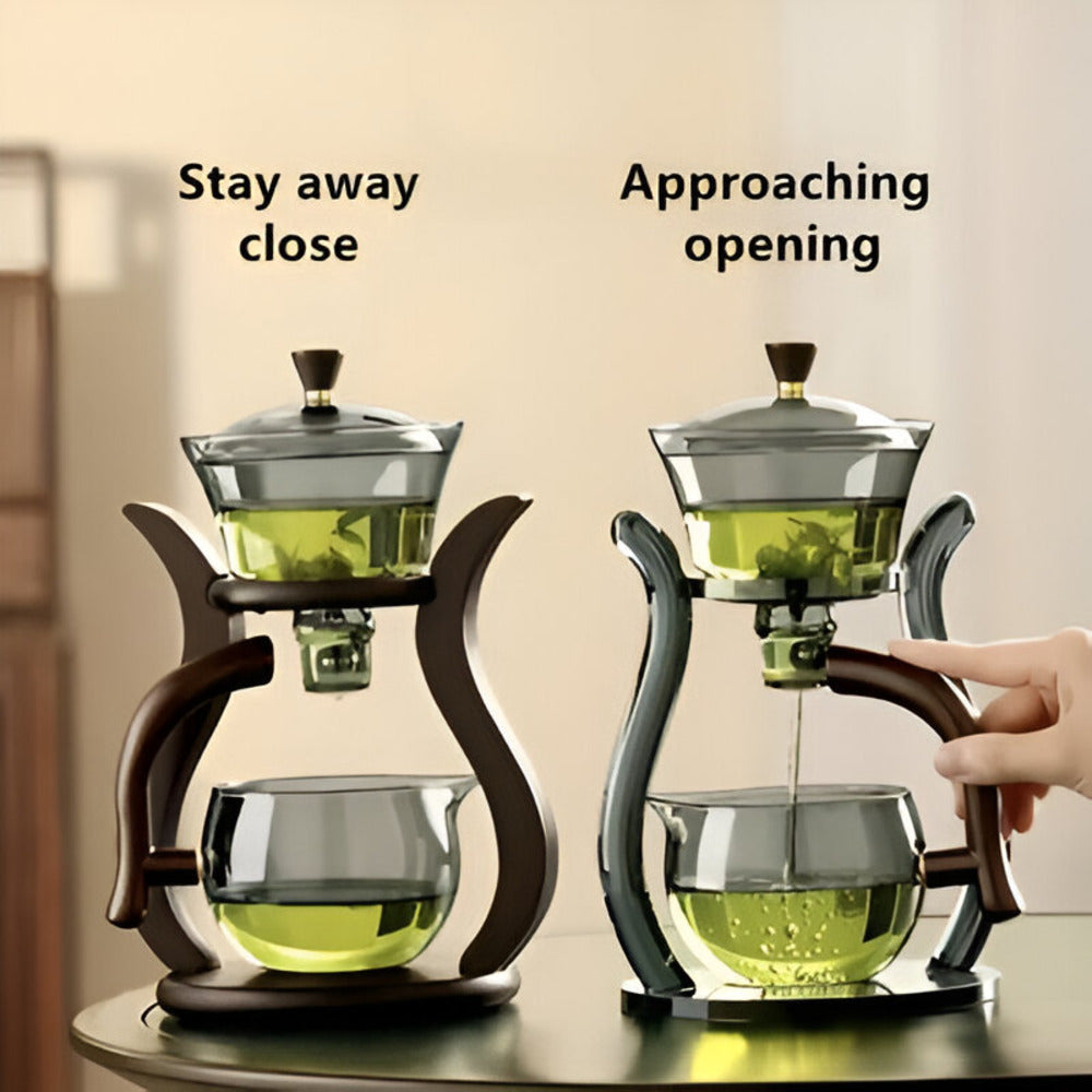 Mosrugs | Artisan Magnetic Glass Teapot Set with Infuser – Elegant Drip-Free Glass Teapot for Loose Leaf Tea